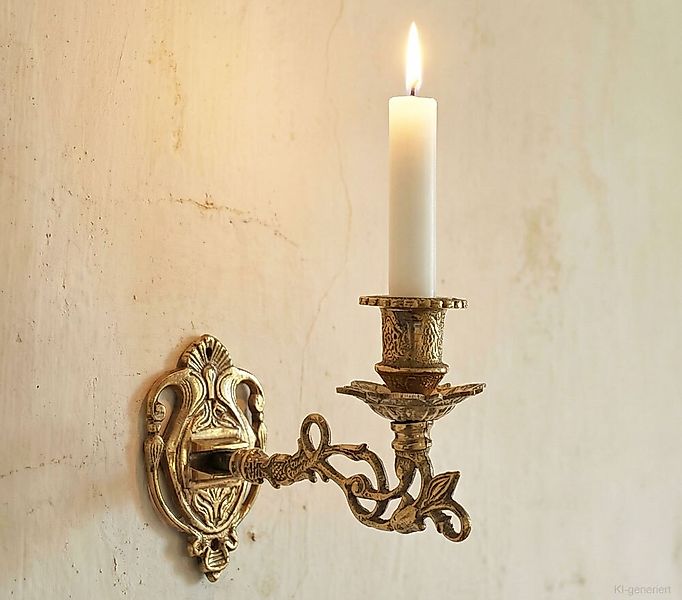 Piano Wandkerzenhalter Klavierleuchter Schwenkbar Messing Antik-Stil Nostal günstig online kaufen