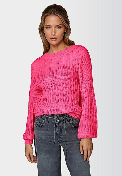 MARC AUREL Rundhalspullover im lässigen Alpaka-Look günstig online kaufen