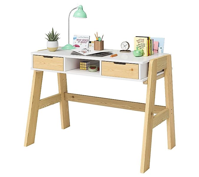 Bellabino Kinderschreibtisch Campo, höhenverstellbar 56-75 cm (mit Schublad günstig online kaufen