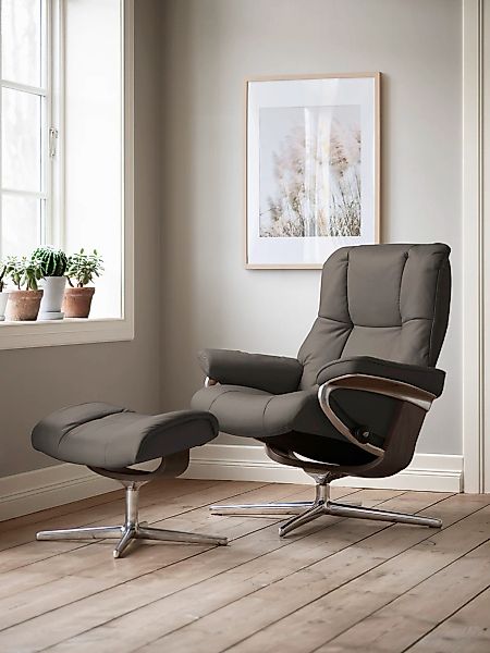 Stressless "Mayfair" mit Cross Base, Größe S, M & L, Holzakzent Wenge günstig online kaufen