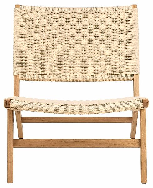 ACTONA GROUP Loungesessel "Carson", Eiche, minimalistischer Stil, erhältlic günstig online kaufen