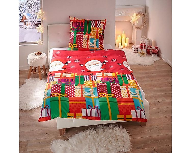 TRAUMSCHLAF Bettwäsche Weihnachten Geschenke, Renforce, 2 teilig, glatte, l günstig online kaufen