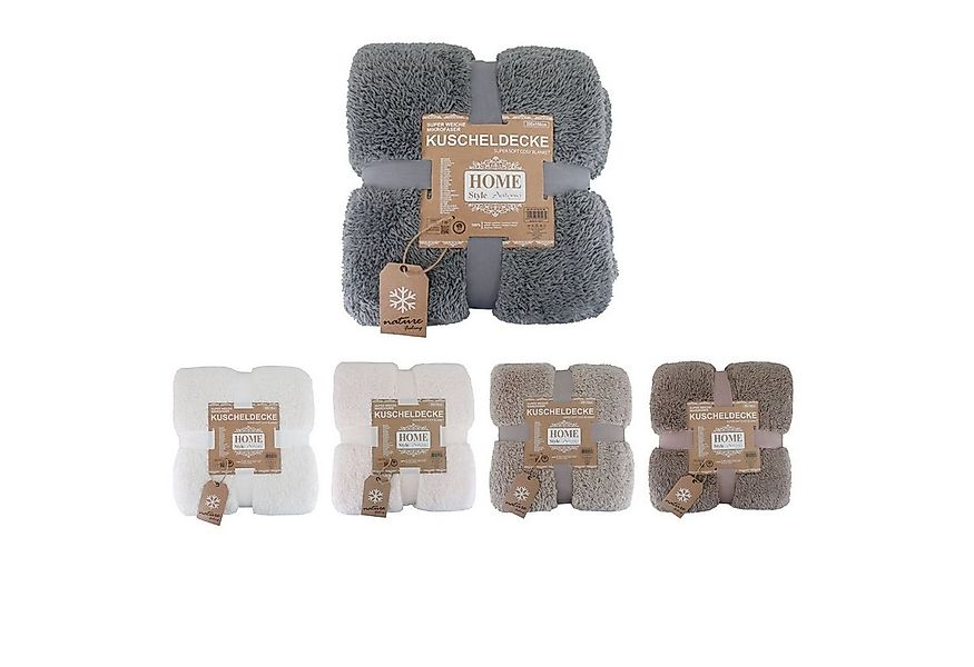 Wohndecke Teddy Kuscheldecke 150 x 200 cm » warme Wohndecke, VewoTex, Kunst günstig online kaufen
