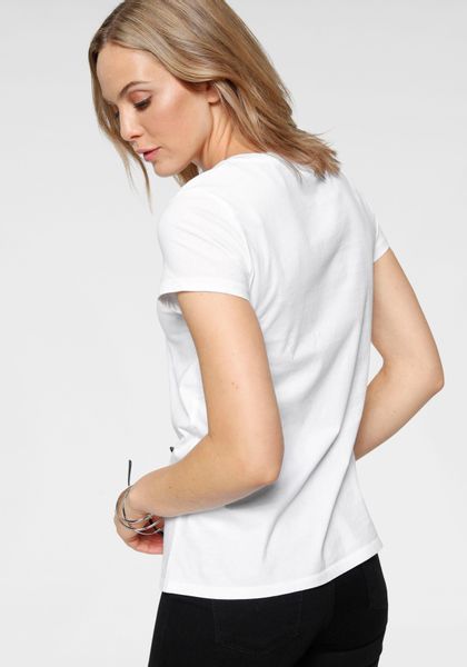 Levis V-Shirt "Perfect Tee" mit kleinem Batwing- Logo günstig online kaufen