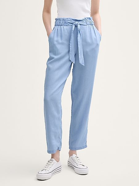 TOM TAILOR Denim 7/8-Hose Tapered Paperbag günstig online kaufen