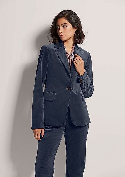 MADELEINE Kurzblazer Klassischer Cordblazer mit Reverskragen Blazer in klas günstig online kaufen