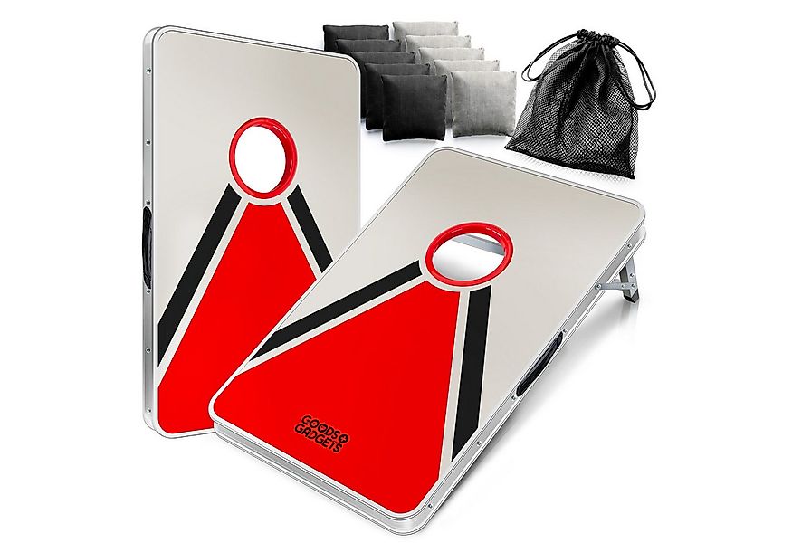 Goods+Gadgets Outdoor-Spielzeug XXL Cornhole-Spiel – Klappbares Cornhole-Se günstig online kaufen