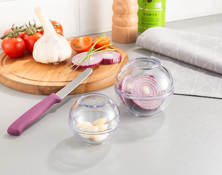 Ruco Frischhaltedose Set, 6 Stk. tlg. Frischhaltekugeln für Zwiebeln und Kn günstig online kaufen