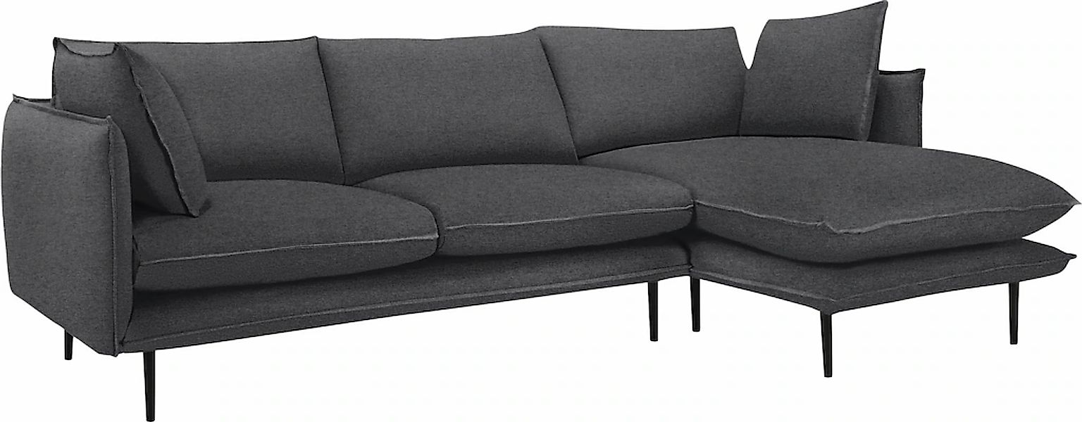 Home affaire Ecksofa "Somba L-Form" mit dickem Keder, Ottomane wahlweise li günstig online kaufen