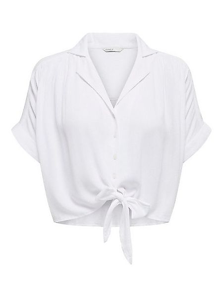 ONLY Kurzarmbluse "ONLPAULA LIFE S/S TIE SHIRT WVN NOOS" günstig online kaufen