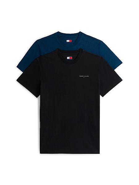 Tommy Jeans T-Shirt "TJM SLIM FIT LINEAR 2PACK" Packung, 2 Stk. Rundhals, J günstig online kaufen