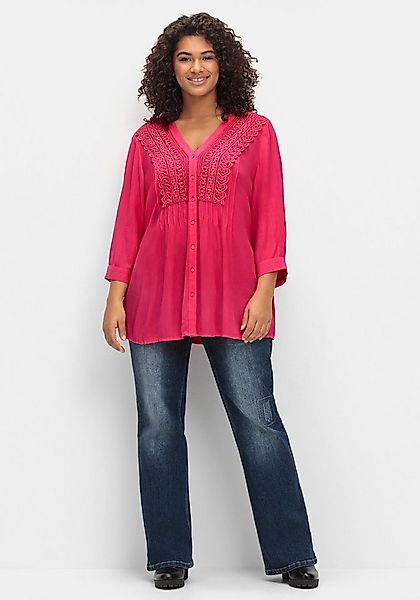 sheego by Joe Browns Klassische Bluse Longbluse 3/4-Arm günstig online kaufen