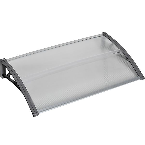 Outsunny Überdachung aus Polycarbonat und Aluminium für Balkone, Fenster un günstig online kaufen