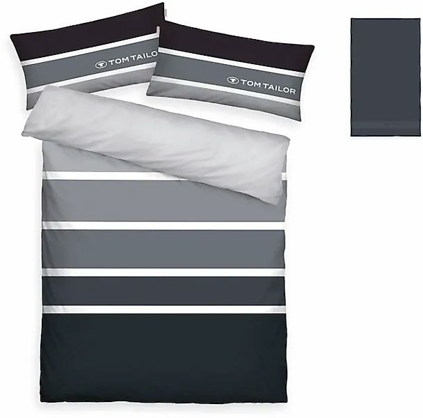 TOM TAILOR HOME Bettwäsche »Felix in Gr. 135x200 oder 155x220 cm«, mit GRAT günstig online kaufen