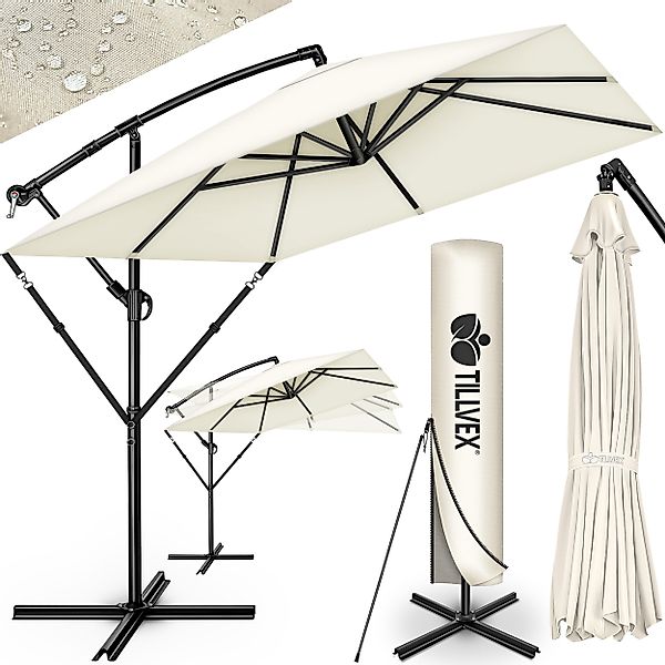 tillvex Sonnenschirm tillvex® Sonnenschirm eckig 235 günstig online kaufen