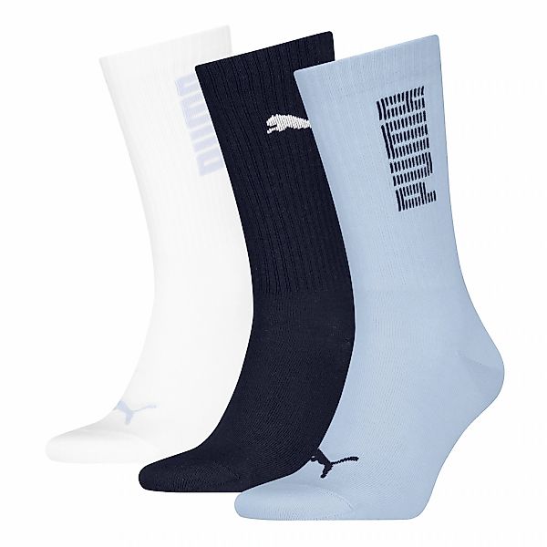 PUMA Socken "PUMA UNISEX RIB LOGO CREW SOCK 3P", (3 Paar, 3er Pack) günstig online kaufen