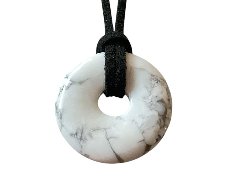 Steinfixx® Lange Kette echter Edelsteindonut 30 günstig online kaufen