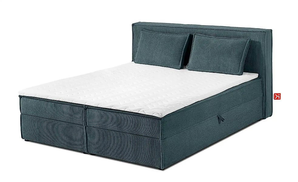 KONSIMO Boxbett  Roti ¦ blau ¦ Maße (cm): B: 165 H: 95 Betten > Polsterbett günstig online kaufen
