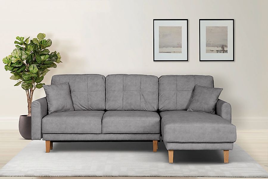Home affaire Ecksofa "TRIPLO optionale Schlafsofa mit Bettkasten, Maße B/T/ günstig online kaufen