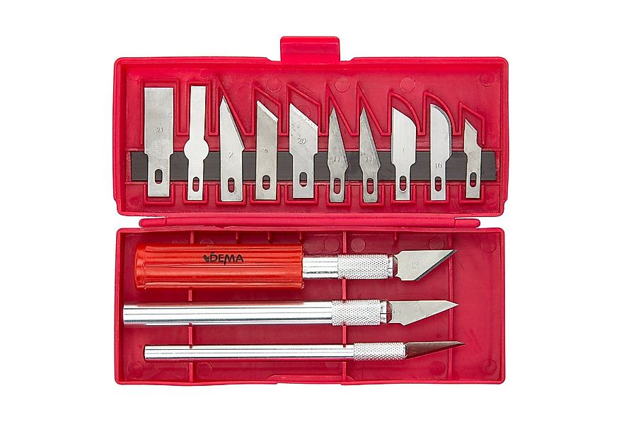 DEMA Bastelmesser Hobbymesser Set 16 tlg. DHM16 günstig online kaufen