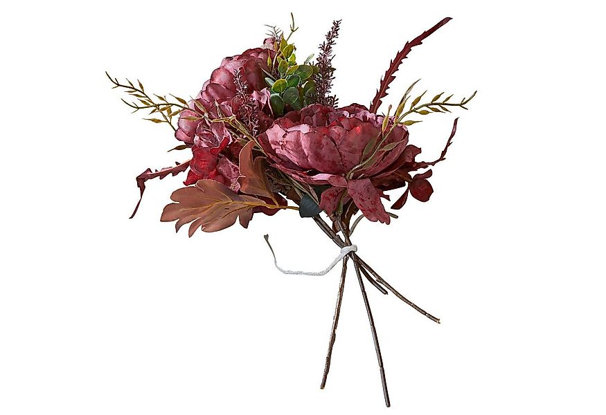 Kunstblume Deko-Blumenstrauß Rivière Ambrée bordeaux, Mirabeau, Höhe 42.0 c günstig online kaufen
