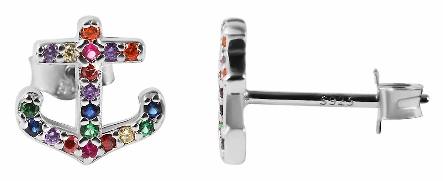 Adelia´s Paar Ohrhänger "Damen Ohrringe – Ohrstecker aus 925 Silber mit Zir günstig online kaufen