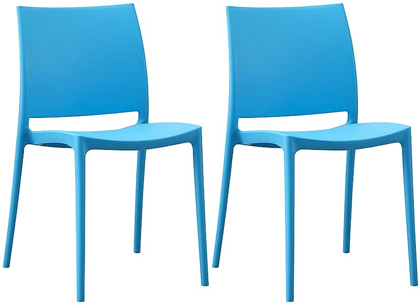 CLP Gartenstuhl Meton (2er Set), Kunststoff, günstig online kaufen