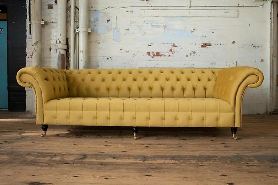 Xlmoebel Sofa Chesterfield Großes Stoffdesign Wohnzimmer Sofa Polstermöbel günstig online kaufen