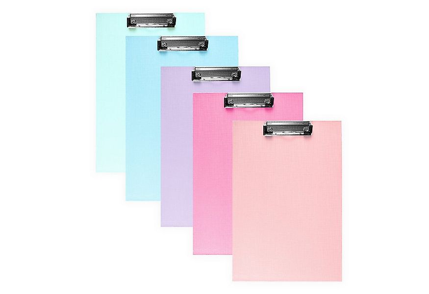 mixed24 Schreibmappe 10 Stück A4 Klemmbretter Schreibunterlage mit Metallkl günstig online kaufen