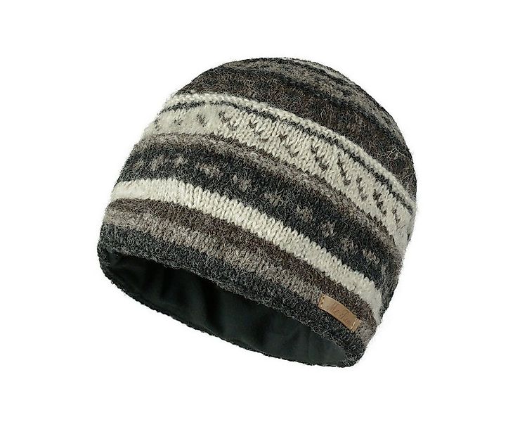 McRon Strickmütze Wollmütze im Norweger Muster "Modell Miles" hoher Schurwo günstig online kaufen