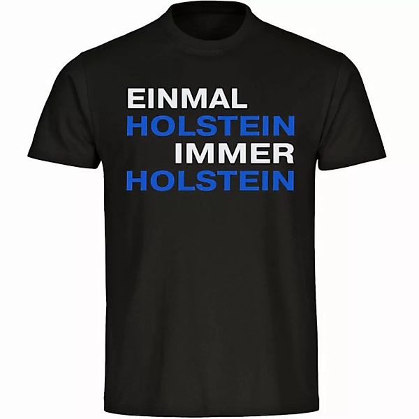 multifanshop T-Shirt Herren Holstein - Einmal Immer - Männer günstig online kaufen
