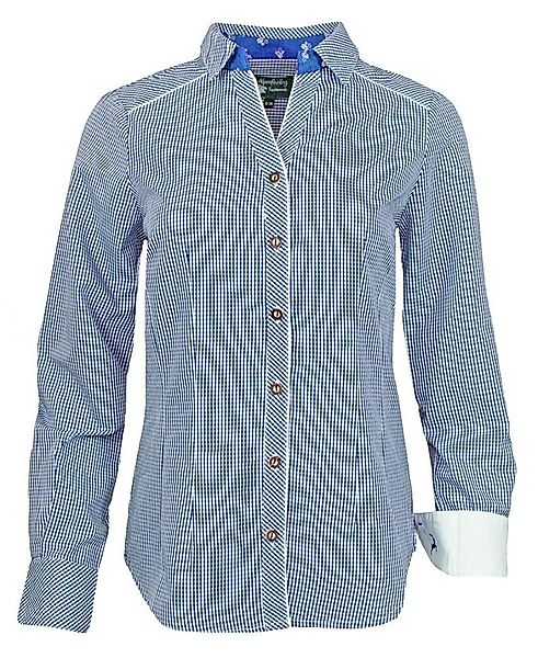 Maddox Trachtenbluse Maddox Damen Langarm Trachtenbluse Innsbruck - Bla günstig online kaufen