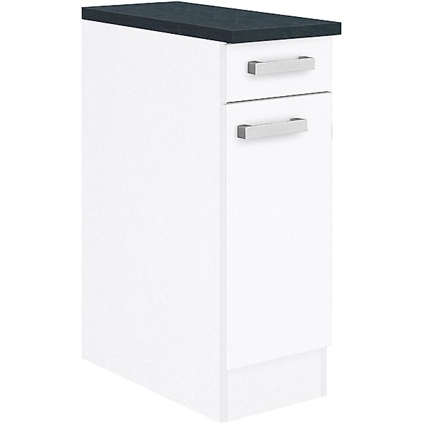 Optifit Küchen-Unterschrank Salo214 30 cm x 84,8 cm x 60 cm Weiß günstig online kaufen