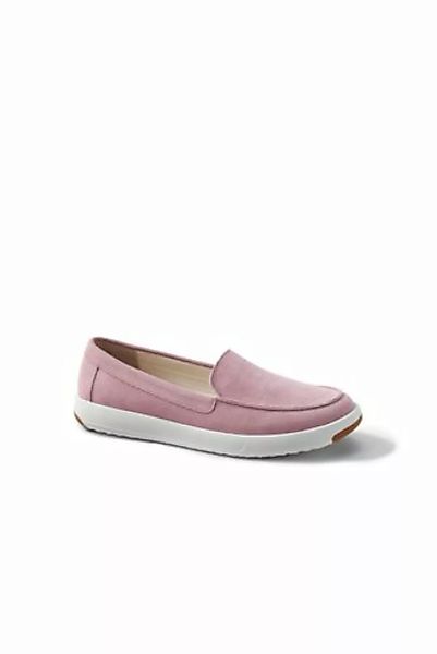 Federleichte Komfort-Loafer, Damen, Größe: 42.5 Weit, Pink, Rauleder, by La günstig online kaufen
