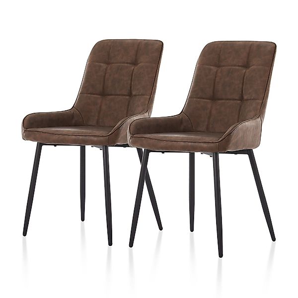 Ofcasa Esszimmerstuhl Polsterstuhl (2er Set), Kunstleder günstig online kaufen