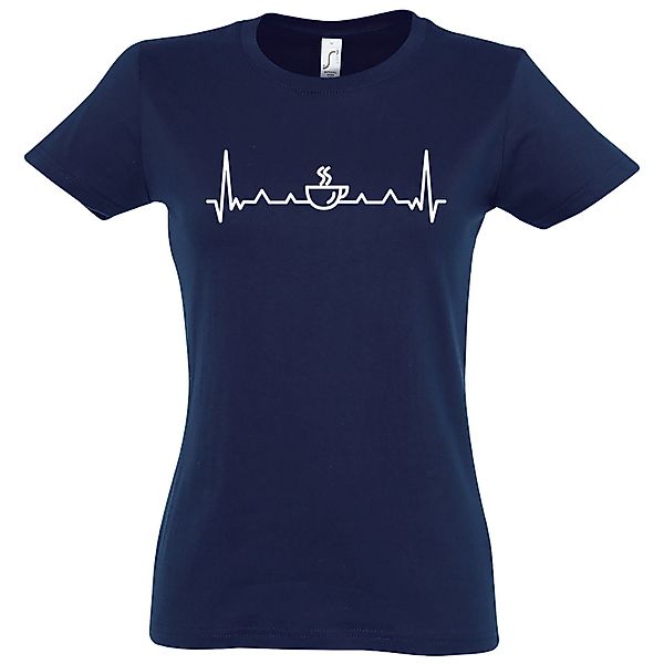 Youth Designz T-Shirt Herzschlag Kaffee Damen günstig online kaufen
