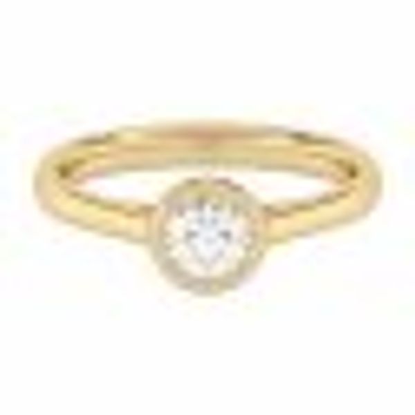 Ring 585 Gelbgold mit im Labor gezüchteten Diamanten günstig online kaufen