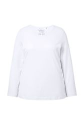 Ulla Popken T-Shirt Shirt Slim Rundhalsausschnitt günstig online kaufen