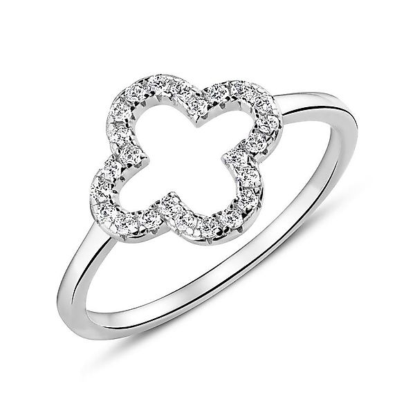 Unique Silberring Ring Kleeblatt von Unique günstig online kaufen