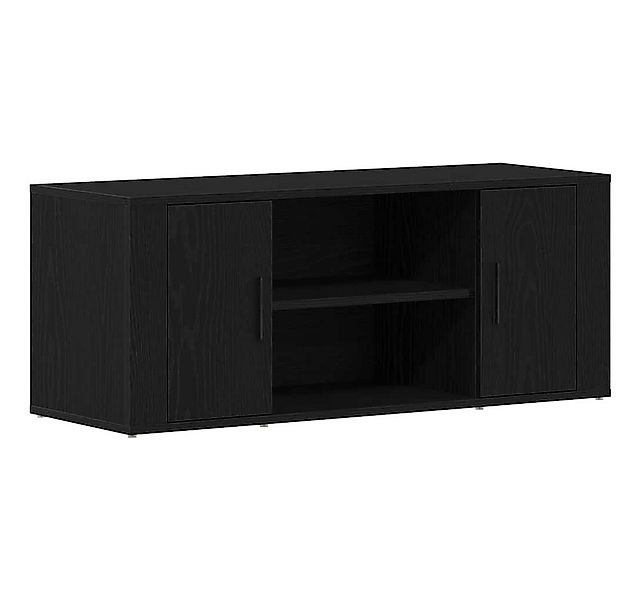 vidaXL TV-Schrank TV-Schränk Schwarz Eichen-Optik 100 x 35 x 40 cm Holzwerk günstig online kaufen