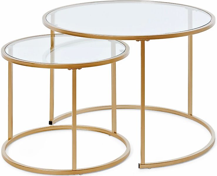 Jahnke Couchtisch 2 Stk. tlg. Couchtisch, Beistelltisch, Nachttisch in edle günstig online kaufen