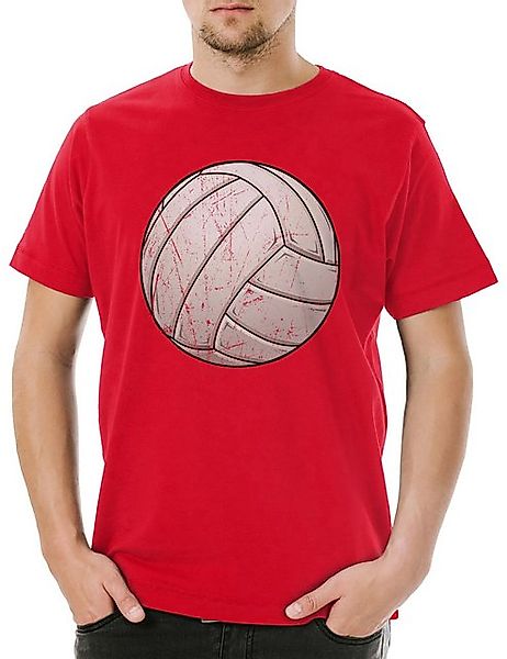 Urban Backwoods Print-Shirt Volleyball I Herren T-Shirt Beach Player Sport günstig online kaufen