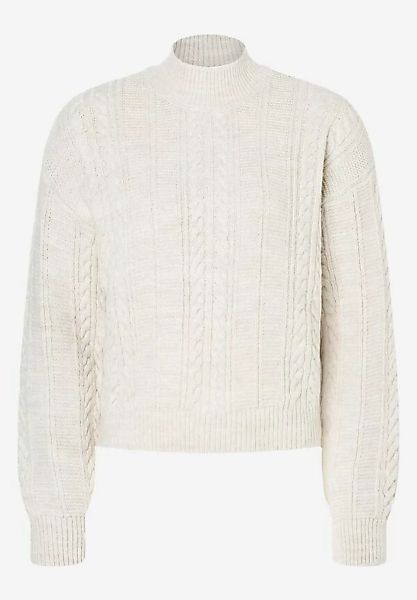 Zopfpullover, powder creme, Winter-Kollektion günstig online kaufen