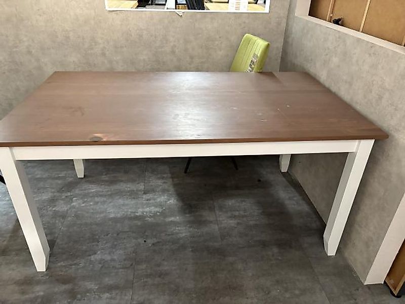 Rosenheim Abverkauf Esstisch Kiefer Weiß / Sepia Braun günstig online kaufen