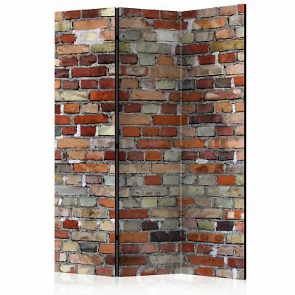 artgeist Paravent Urban Brick [Room Dividers] mehrfarbig Gr. 135 x 172 günstig online kaufen