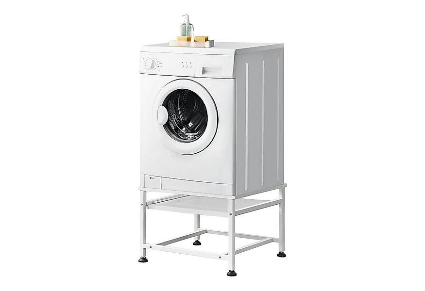 en.casa Waschmaschinenumbauschrank »Florimont« Untergestell Sockel aus Stah günstig online kaufen