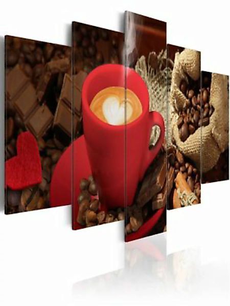 artgeist Wandbild Love espresso mehrfarbig Gr. 200 x 100 günstig online kaufen