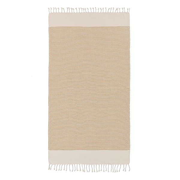 Urbanara Hamamtuch Strandtuch Bolu - Senfgelb günstig online kaufen