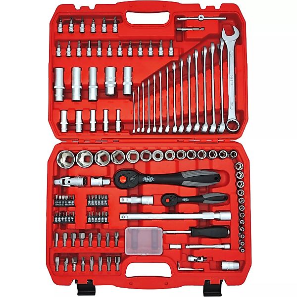 Famex Werkzeug-Set 568-44 Mechaniker 120-teilig mit Steckschlüsselsatz Gefü günstig online kaufen