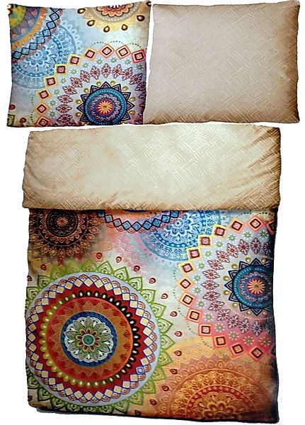 KH-Haushaltshandel Bettwäsche 4-tlg. Satin Wende Bettwäsche, günstig online kaufen